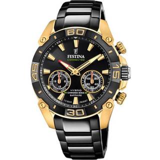 Festina - Herreur Chrono Bike Limited Edition 2021 i sort og gulddublé