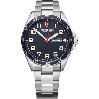Victorinox Swiss Army Fieldforce Blue Dial Stainless Steel Bracelet Men's Watch 241851