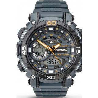 Sekonda 1349 Malvern Chronograph Dual Display Grey Resin Strap Watch - W31142