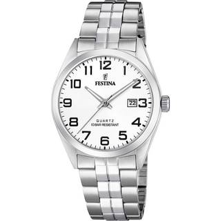 Festina F20437/1 Herren-Armbanduhr Quarz mit Stahlband 10 bar