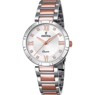 Festina F16937-D Mademoiselle Sølvfarvet/Rosaguldtonet stål Ø32 mm
