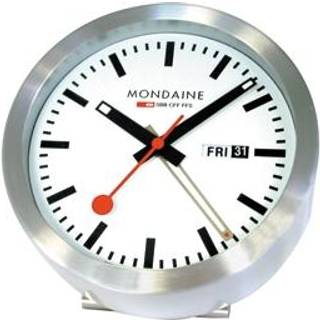 Mondaine Wall Desk Aluminum Case Clock A997.MCAL.16SBB 125mm