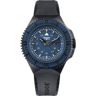 Traser H3 109857 P69 Black Blue Herrenuhr 46mm 20ATM