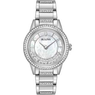 Bulova 96L257 Crystal TurnStyle Stainless Steel Bracelet Watch - W83116