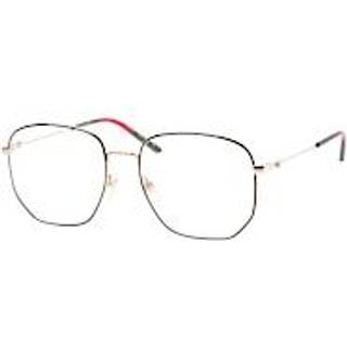 Gucci Kvinde GG0396O 001 Optiske stel Metal Guld Transparent Firkantet
