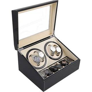 Watch winder/klocksnurra för flera klockor, Svart