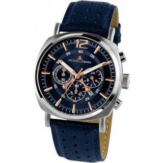 Jacques Lemans 1-1645I Lugano Herren Chrono 46mm 10ATM