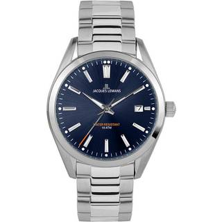 Jacques Lemans 1-1859G Derby Herrenuhr 40mm 10ATM