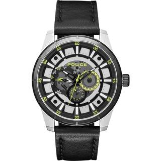 Police PL15410JSTB.04 Sort/Læder Ø48 mm