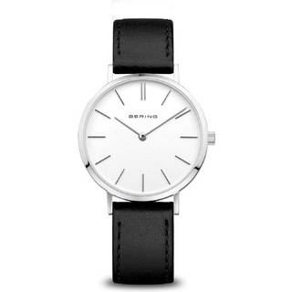 Bering 18634-404 Classic Hvid/Læder Ø34 mm