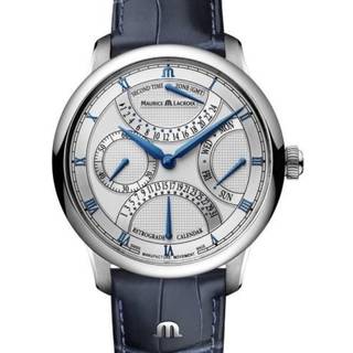 Maurice Lacroix Masterpiece Triple Rétrograde 43mm MP6538-SS001-110-1 - Herre - 43 mm - Analog - Automatisk - Safirglas