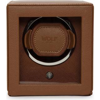 WOLF Cub Cognac Single Watch Winder in Vegan Leather 461127