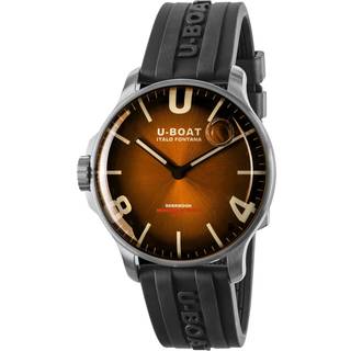 U-BOAT Darkmoon 44mm Elegant Brown U8703 - Herre - 44 mm - Analog - Quartz - Safirglas