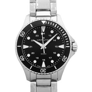 Hamilton Khaki Navy Scuba Quartz Black Dial Stainless Steel Bracelet Watch H82201131