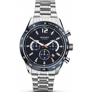 Sekonda 1226.27 Stainless Steel Chronograph Bracelet Watch - W31105