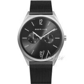 BERING 17039-307 Ultra Slim Blue Milanese Mesh Bracelet Watch - W74130