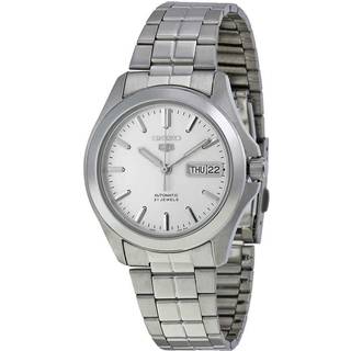 Seiko 5 Automatic White Dial Stainless Steel Men's Watch SNKK87K1