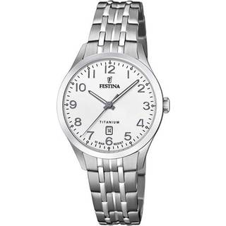 Festina Titanium dameur i titanium med hvid urskive