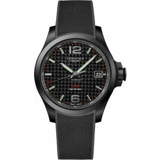 Longines L3.716.2.66.9 Conquest V.H.P. Sort/Gummi Ø41 mm