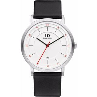 Danish Design IQ12Q1152 Classic Hvid/Læder Ø42 mm