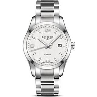 Longines L2.785.4.76.6 Conquest Sort/Stål Ø40 mm