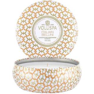 Voluspa 3-Wick Tin Candle Italian Bellini - 340 g