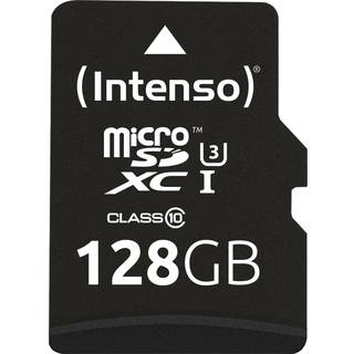 Intenso® 128GB Micro SD UHS-I Prof. Hukommelseskort inkl. Adapter