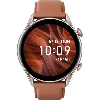 Amazfit GTR 3 Pro Smartwatch - Brun og Sort, 1,45" Skærm, 46mm