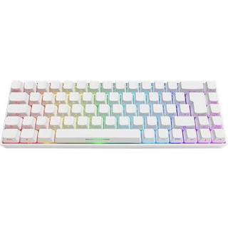 DELTACO White Line WK95B 65% Mekanisk Tastatur - Trådløs/Kablet - Kailh Brown Switches - Front symbols - Hvid