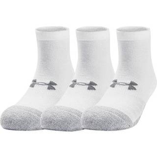 Under Armour HeatGear® No Show Socks 3-Pack 42-47,5 WHITE/WHITE/STEEL