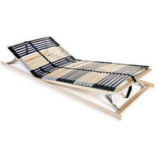 lamelbund til seng med 42 lameller 7 zoner 80 x 200 cm