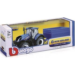 Bburago, traktor, New Holland T7.315 m/ vogn, 1:32, 1 stk. [Levering: 1-2 dage]