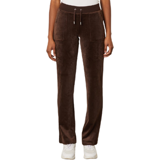 Del Ray Classic Velour Pant Pocket Design W Java (XXS)