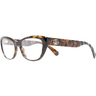 Gucci Kvinde GG0813O 002 Optiske stel Acetat Havana Cat Eye