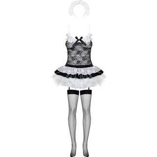 Obsessive Housemaid 5 pcs Costume Black L/XL