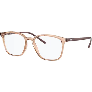 Ray-Ban RX7185 5940 50 Briller Mænd Brun - Transparent Light Brown - 50mm