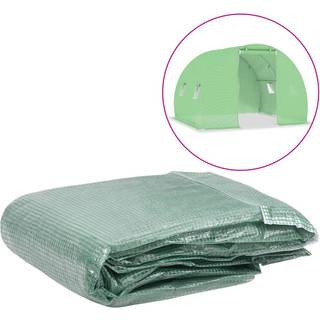 overtræk til drivhus (6 m²) 200x300x200 cm grøn