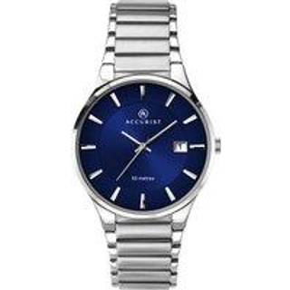 Accurist Quartz Blue Dial Stainless Steel Bracelet Signature Mens Watch 7217