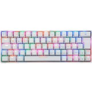 Fourze GK60 Gaming Keyboard dual, White Mekanisk Keyboard
