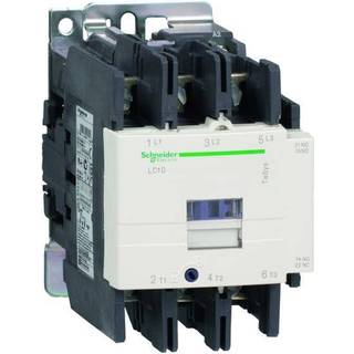 Schneider Electric Tesys d kontaktor lc1d80p7, 3p 80a ac-3 37kw@400v, 1no+1nc hjælpe kontakt, 230v 50/60hz ac spole