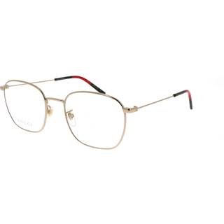 Gucci Mand GG0681O 001 Optiske stel Metal Guld Transparent Firkantet