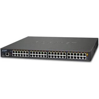 PLANET UPOE-2400G - hub - 24 ports - Managed - rack-mountable USB hub - 24 ports - Sort