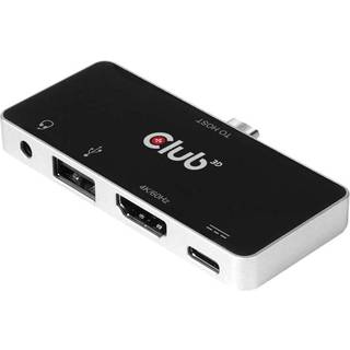 CLUB3D USB Type C 4-in-1 Hub to HDMI™ 4K60Hz USB Type C PD / USB Type A / Audio jack