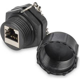 DIGITUS CAT 6 Keystone Bulkhead Couplers - Sort