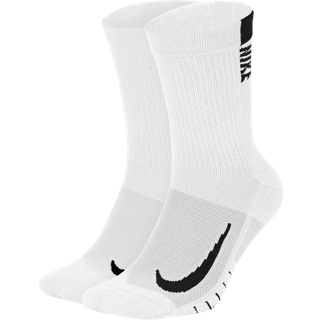 Nike Multiplier-crewstrømper (2 par) - hvid - 46-50