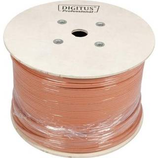 DIGITUS CAT7 S-FTP Roh-Inst.kabel.100m - Orange - 1000 meter