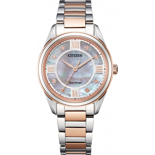 Citizen EM0876-51D Arezzo Eco-Drive Two Tone Bracelet Watch - W92962