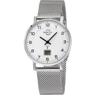 Master Time MTLS-10740-12M Damen-Funkuhr mit Milanaiseband