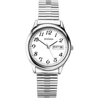 Sekonda Classic Quartz White Dial Expander Bracelet Men’s Watch 1693