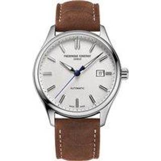 Frederique Constant FC-303NS5B6 Classics Sølvfarvet/Læder Ø40 mm